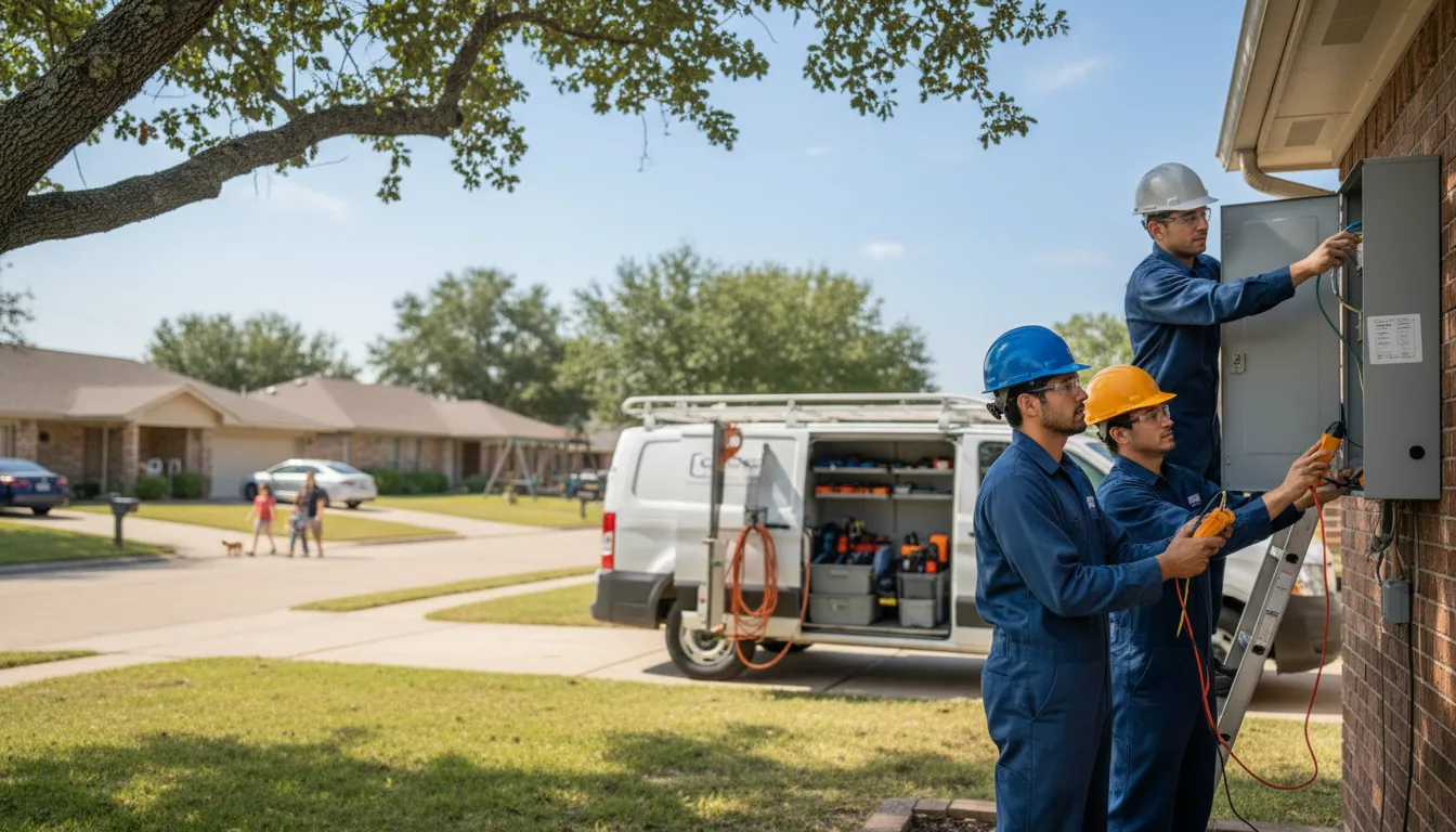 Certified electrician providing emergency electrical services in Triplett, MO